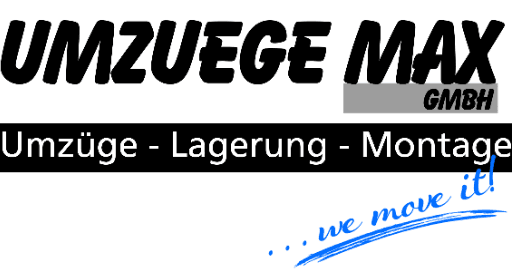 UMZUEGE MAX GmbH Logo des Umzugsunternehmens