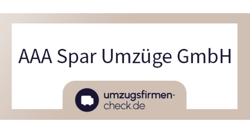 AAA Spar Umzüge GmbH Logo des Umzugsunternehmens