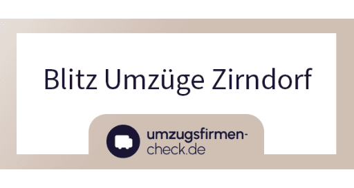 Blitz Umzüge Zirndorf Logo des Umzugsunternehmens