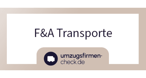 F&A Transporte Logo des Umzugsunternehmens