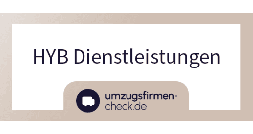 HYB Dienstleistungen Logo des Umzugsunternehmens