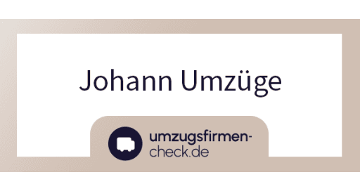 Johann Umzüge Logo des Umzugsunternehmens