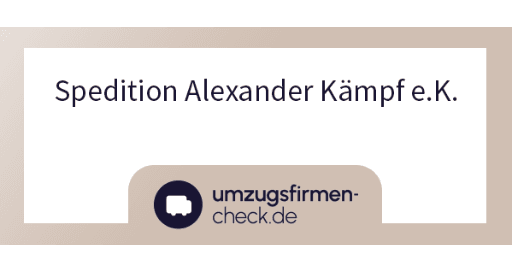 Spedition Alexander Kämpf e.K. Logo des Umzugsunternehmens