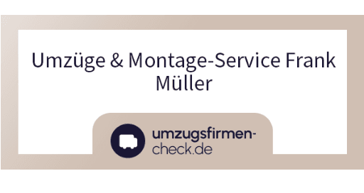 Umzüge & Montage-Service Frank Müller Logo des Umzugsunternehmens