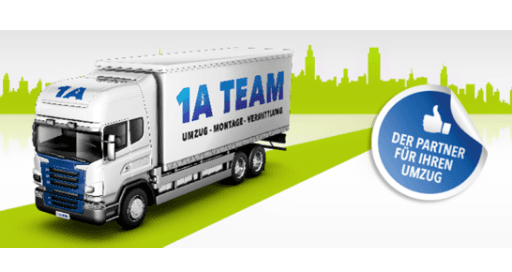 1A-TEAM Logo des Umzugsunternehmens
