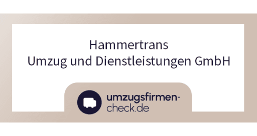 Hammertrans Umzug und Dienstleistungen GmbH Logo des Umzugsunternehmens
