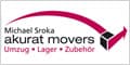 akurat movers Logo des Umzugsunternehmens