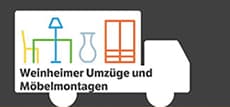 Weinheimer Umzüge und Küchenmontage Logo des Umzugsunternehmens