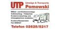 Umzüge, Transporte Pomowski (UTP) Logo des Umzugsunternehmens