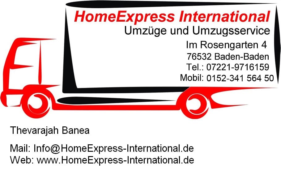 Homeexpress international Logo des Umzugsunternehmens
